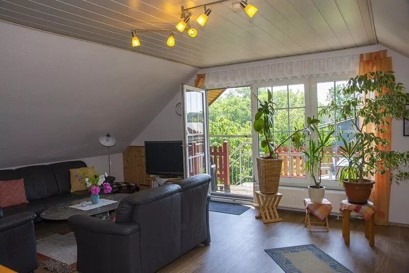 Tastefully furnished apartments with a well-kept garden