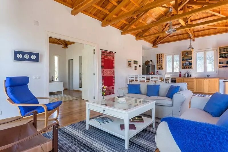 Villa Kerasi is a gorgeous villa designed in traditional Skopelos style.
