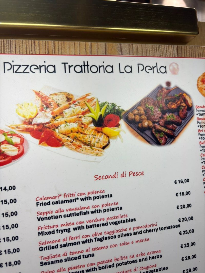 Trattoria - Pizzeria La Perla Venezia