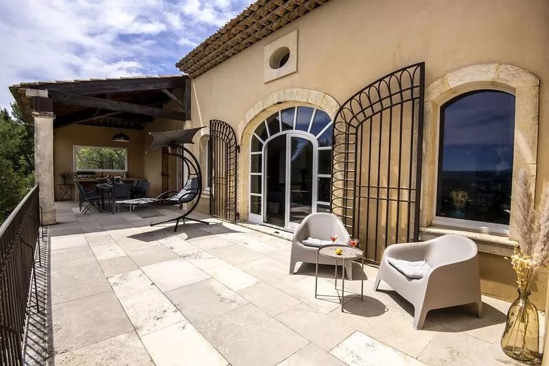 Villa Panoramic 250m2 10 people Saint Victoire Swimming Pool and air condition.
