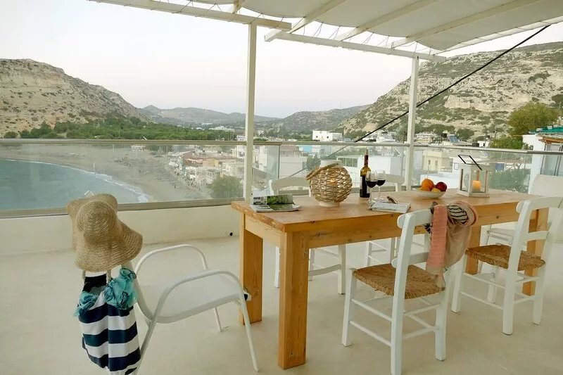 Bella Vista Matala holiday house with 3 bedrooms