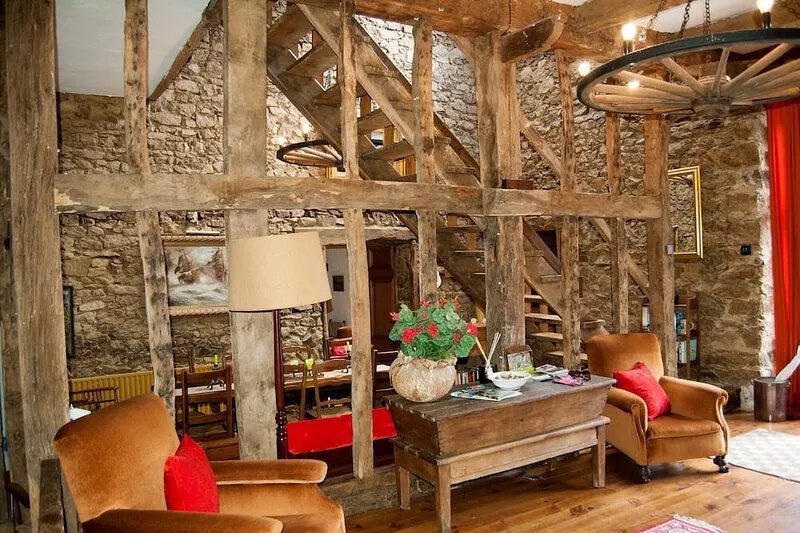 Exceptional 6 Bedroom 18th Century Home with private heated pool and hot tub.