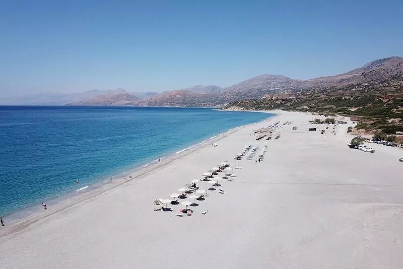Panoramic view of the sea, close to the beach, wifi - holiday home Triopetra, Cr