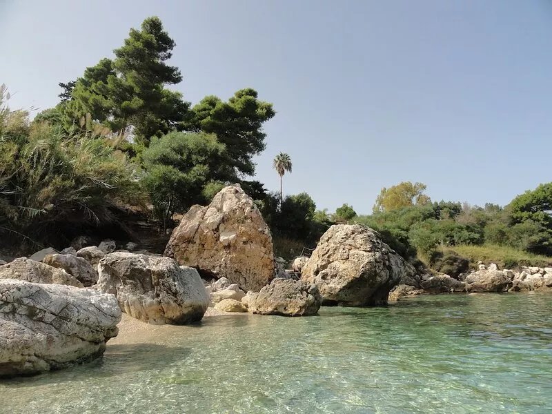 Near the trap of Scopello, the house with access to the sea and panoramic views