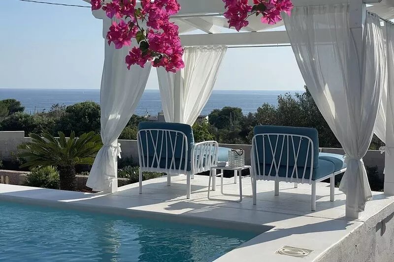 Sea Front Villa with Private Pool - Free WiFi