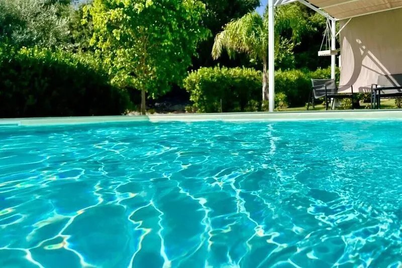 Strelitzia house with heated swimming pool from December 2024 and garden