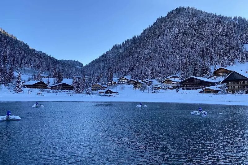 Violes 19: apartment facing Lake Vonnes