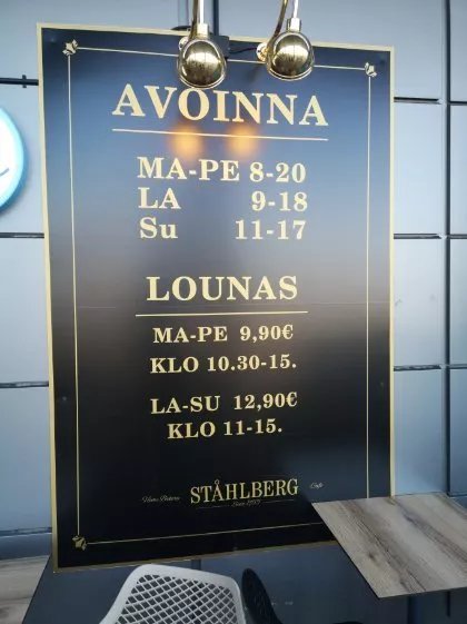 Stahlberg Kahvila Veska