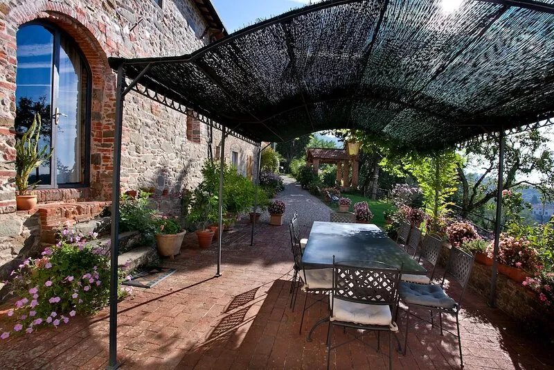 XII century farmhouse on the hills above Lucca with chef. Only local food.