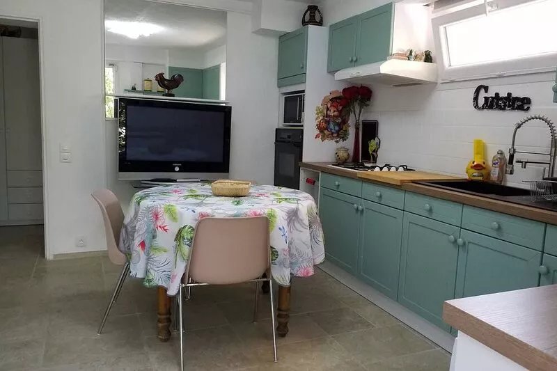 Ground floor 2 bedroom villa with private pool on wooded garden