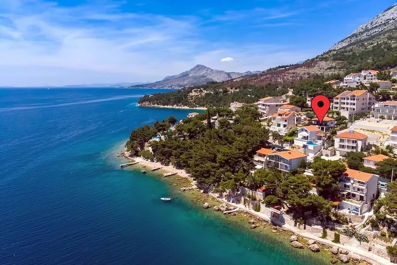 Luxury Villa Jasmina, heated pool, sea side, kids playground, fitness, sauna