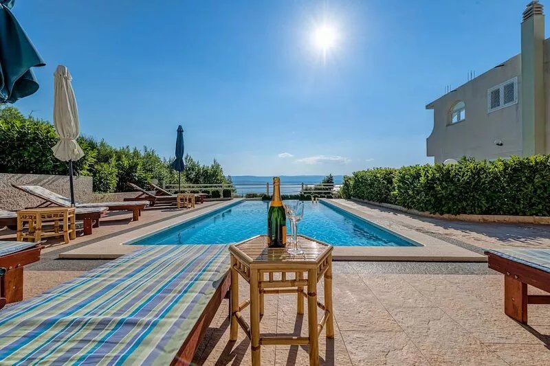 Luxury Apartment A1 With Swimming Pool, Whirlpool And Sea View