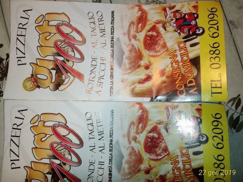Pizzeria 100 Gusti
