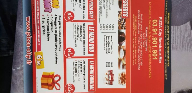 Pizza City Berck