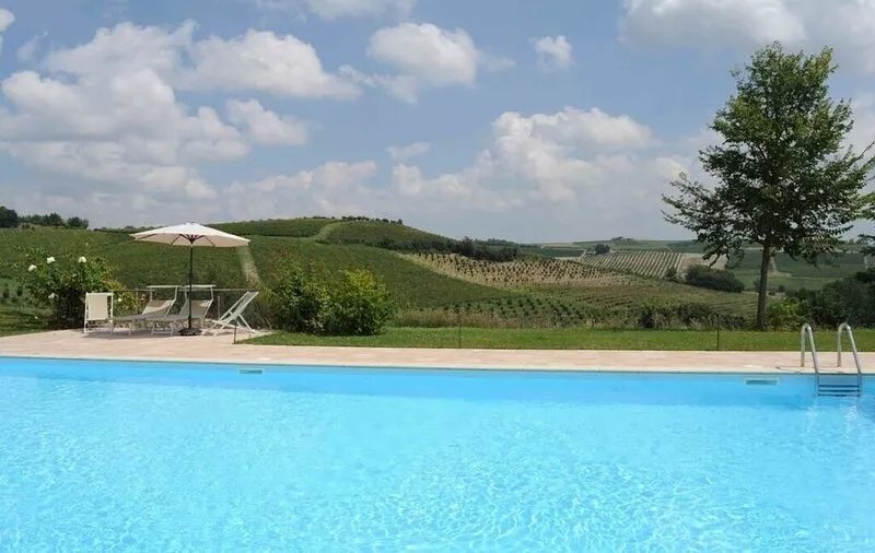 La Famulenta garden apartment near Moncalvo