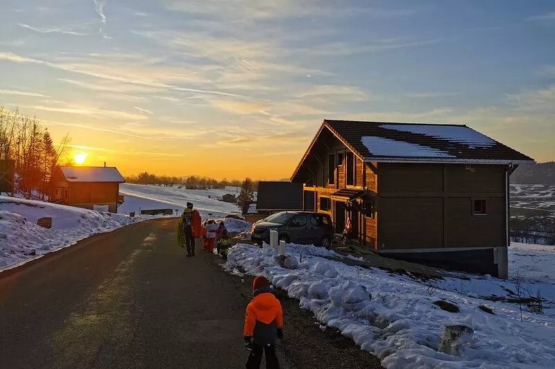 Cosy chalet in the Haut Jura, 2 minutes from the slopes and the GTJ