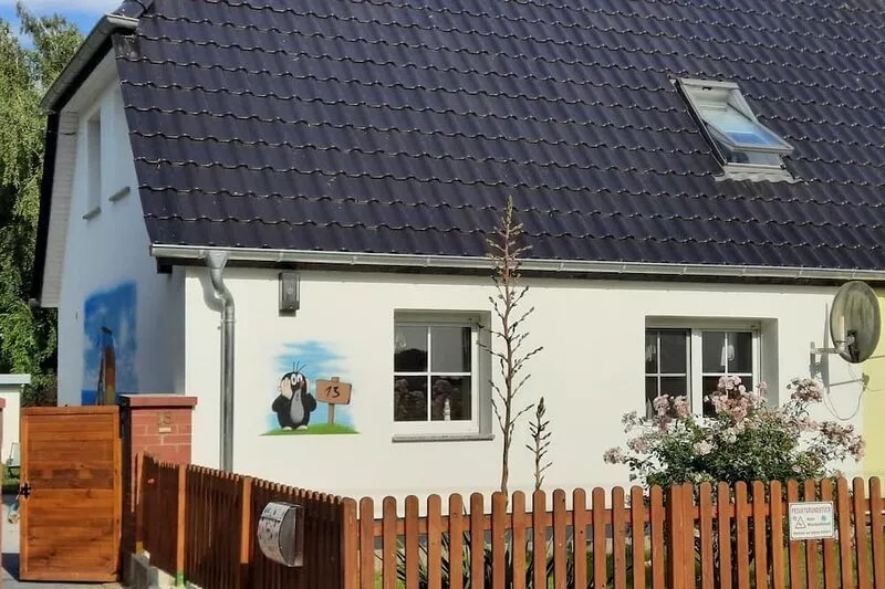 Holiday House (DHH) on Kubitzer Bodden with fireplace and large garden
