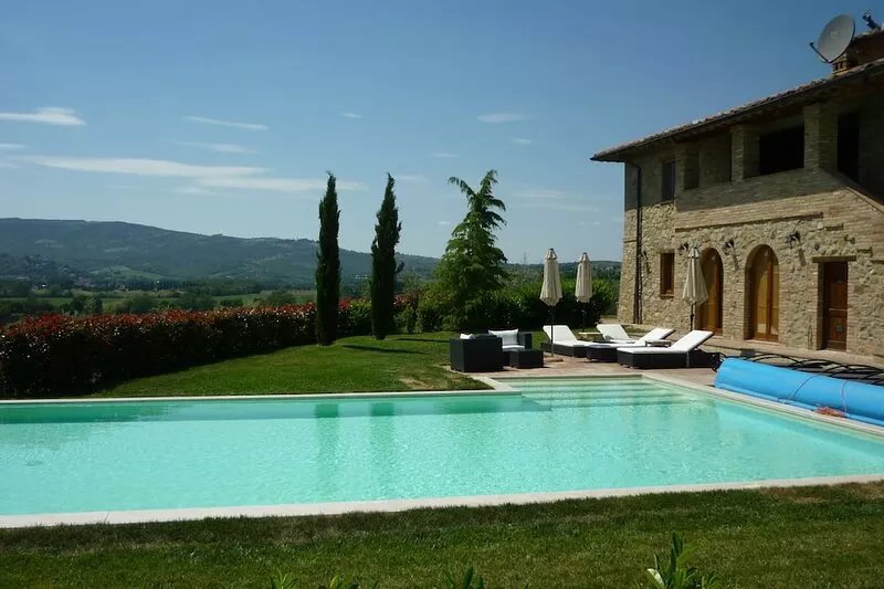 Villa with Heated pool Casa Fontanelle our property for rental in Umbria, Italy