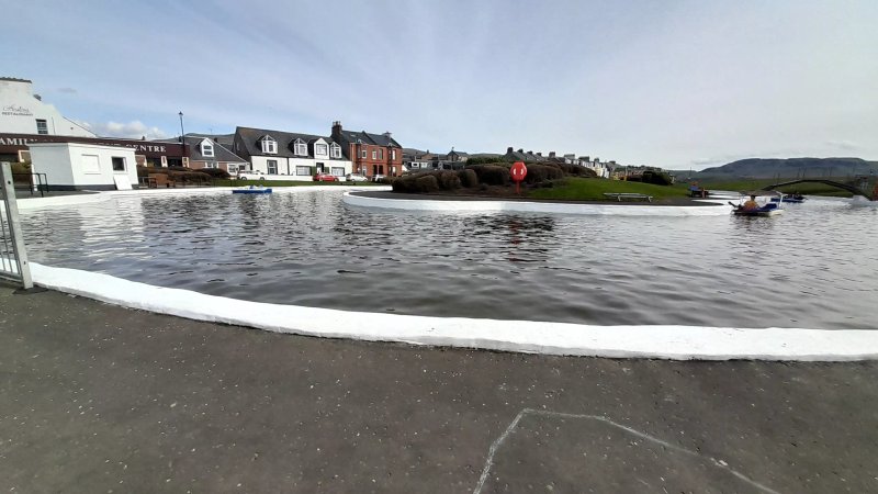 Girvan boating pond
