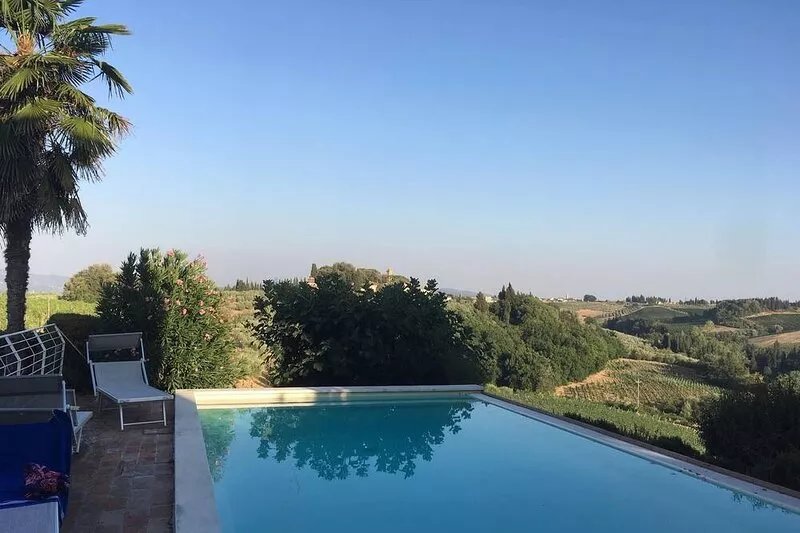 Large country house with private pool in Chianti