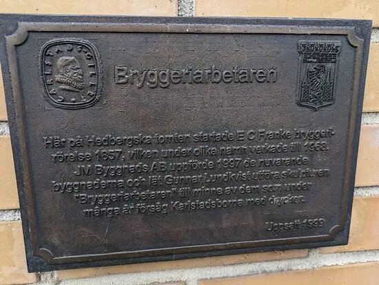 Statyn ''Bryggeriarbetaren''