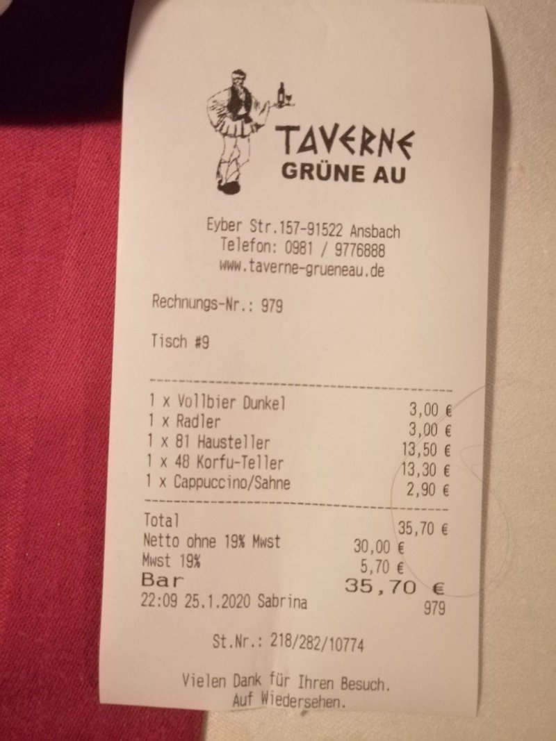 Taverne Grune Au