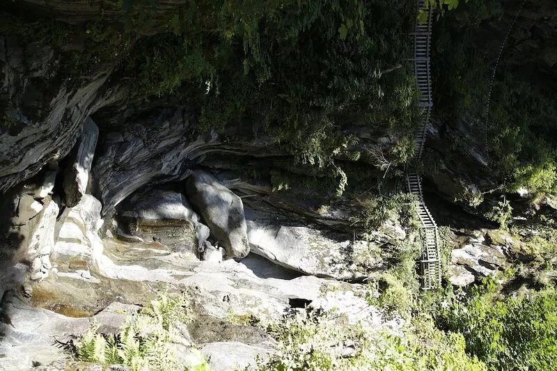 Secret place in the Swiss Alps