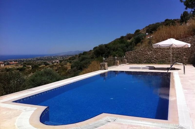 Luxury Bellapais Villa With Private Pool & Panoramic Views Of Sea Nr Kyrenia