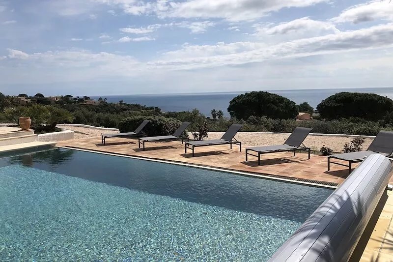 Sainte Maxime - Air-conditioned villa-10 pers-heated swimming pool