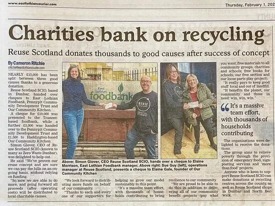 Reuse Scotland North Berwick
