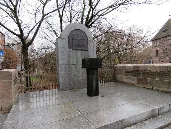 Gedenkstatte an der Nurnberger Hauptsynagoge