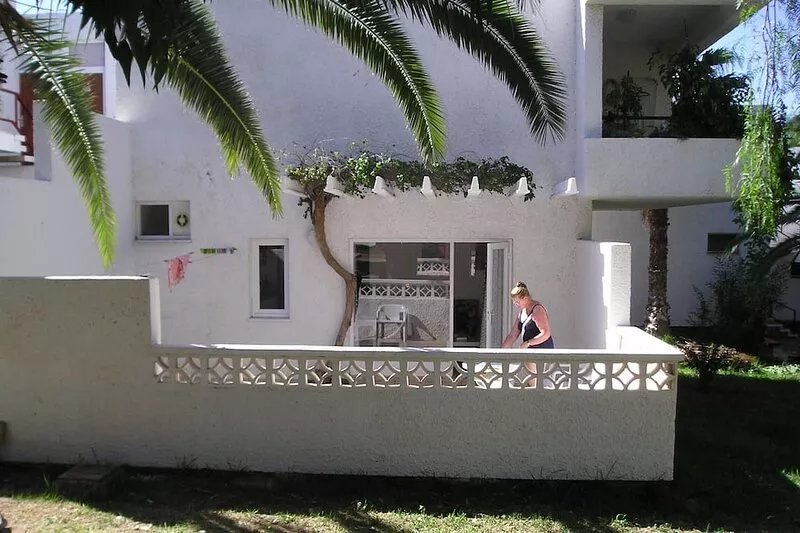 ground floor apartment with large terrace