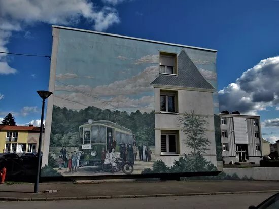 Fresque "le Tramway"