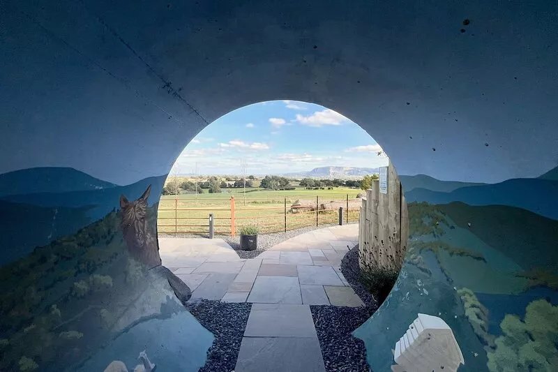 Honeybee Home -  a hobbit hut that sleeps 4 guests  in 2 bedrooms