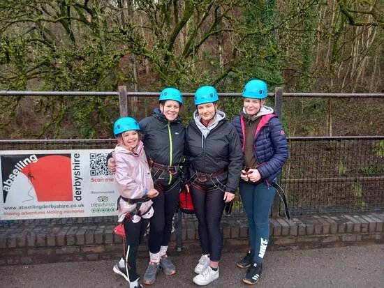 Abseiling In Derbyshire