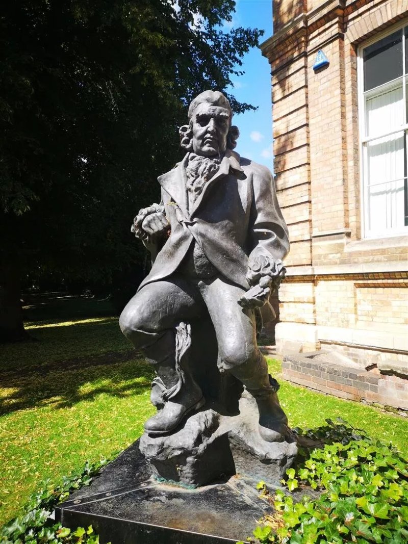 The Statue Of Erasmus Darwin