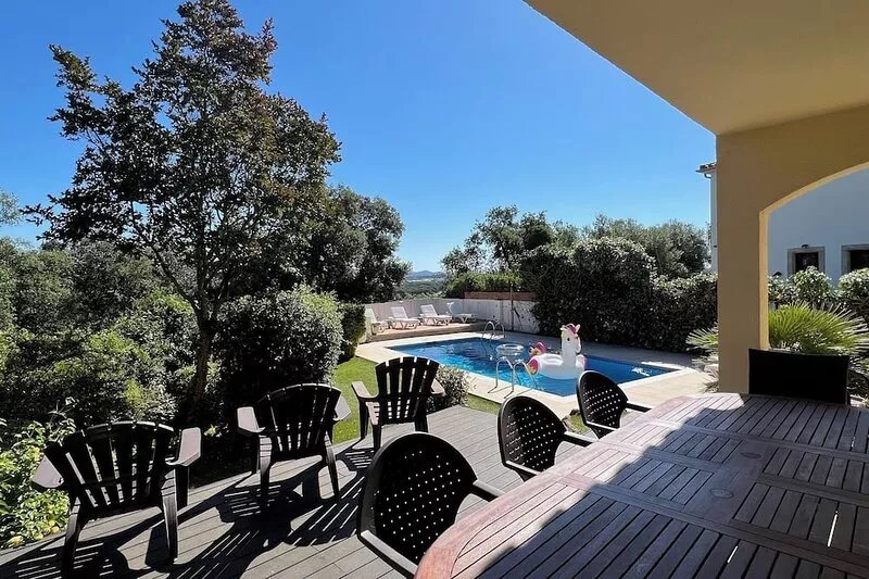 Superb family villa with private pool, great views, & walking distance to beach
