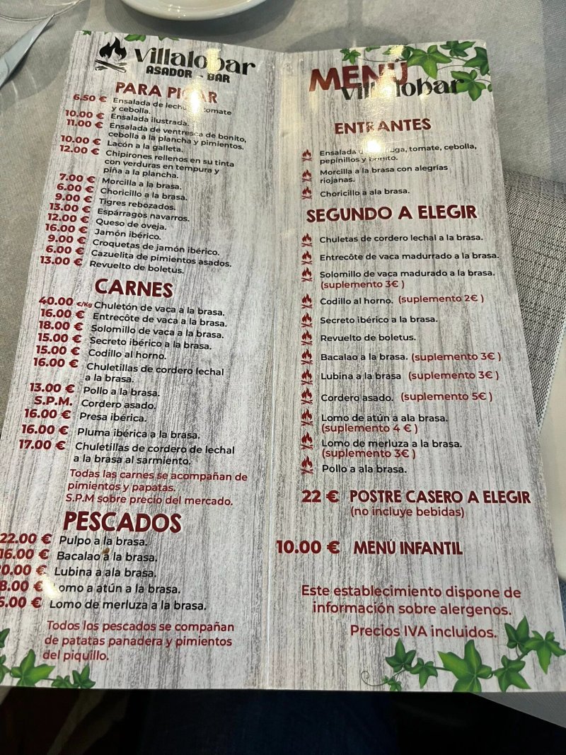 Asador VILLALOBAR