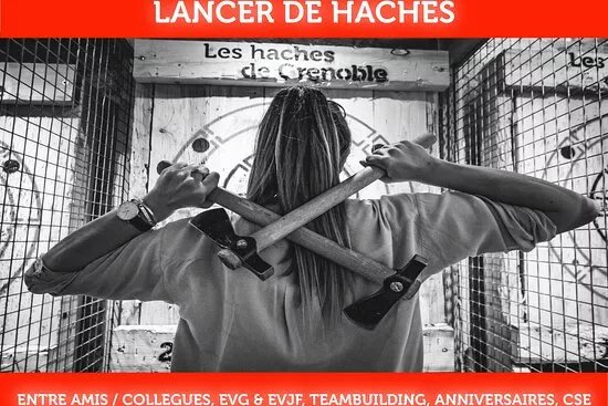 Lancer de hache Grenoble • Bar Les haches de Grenoble
