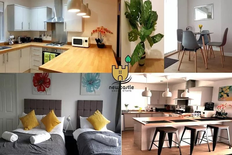 4Bed House+Free Parking+WIFI+Near Freeman Hospital+Jesmond Dene