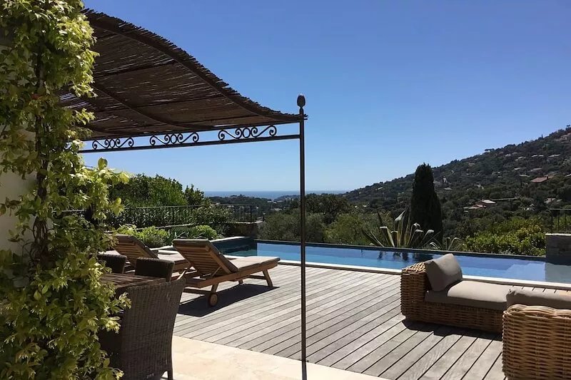 GULF OF ST TROPEZ - SEA VIEW VILLA - HEATED POOL - SOUTH FACING