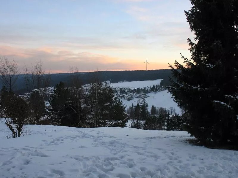 Cozy apartment with a great view from the terrace over the countryside