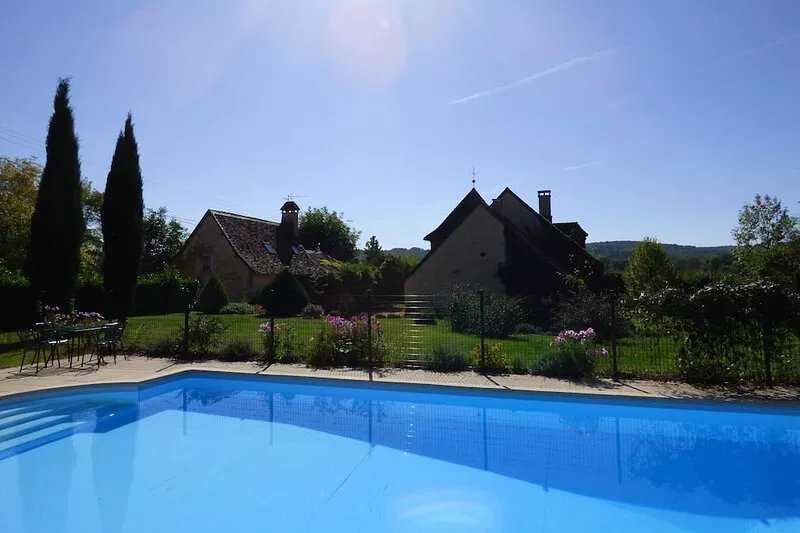 Quiet stone house sleeps 11 heated private pool