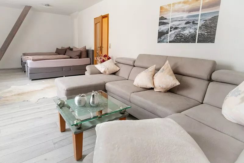 Modern, cozy apartment.  Central, with a view of the popular Spiegelberg