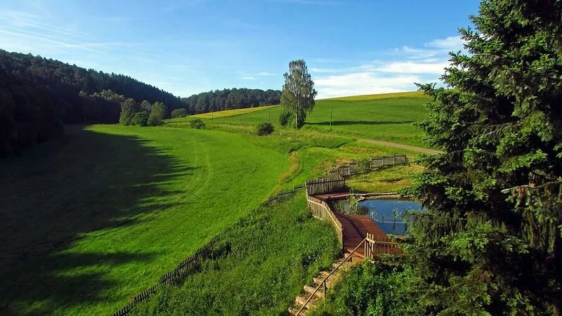 Pure romantic old watermill