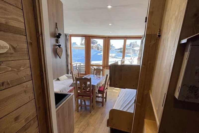 Studio furnished tourism 2* center Avoriaz skis to feet 50m children's village