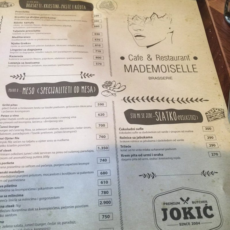 Caffe Mademoiselle