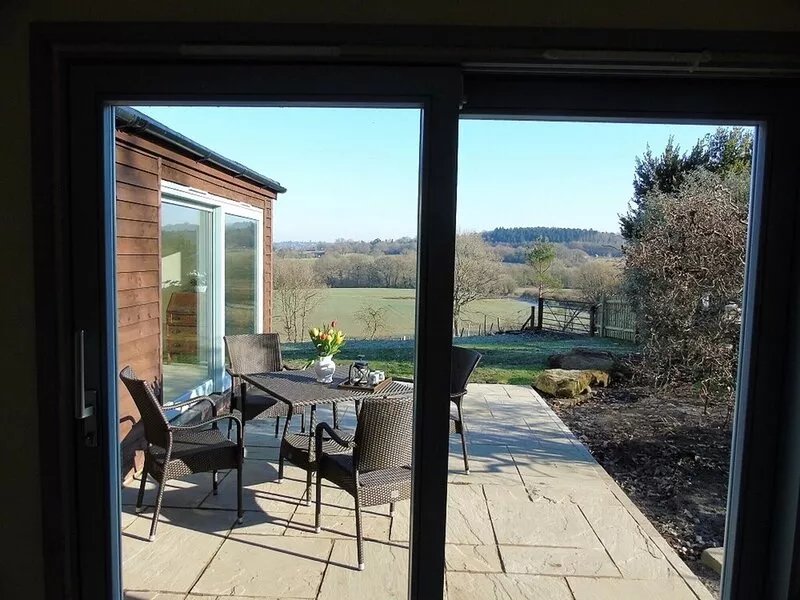 Rural Retreat with glorious views, I hour from London.  4* Gold Visit England