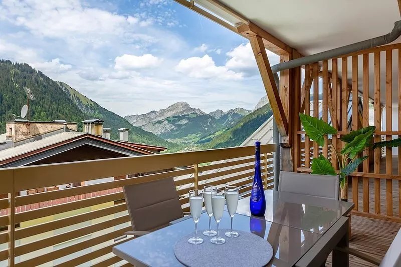 Flat 6 pers - modern, central, ski in ski out
