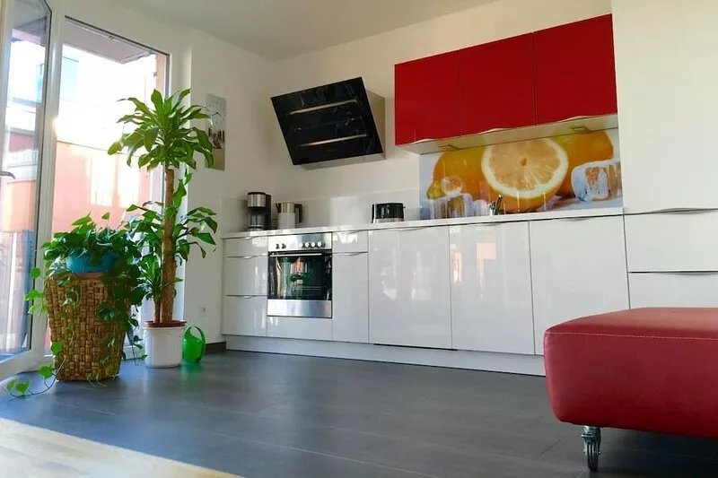 Apartment with Rhine view, 125 sqm, 4 rooms, designer furnishings